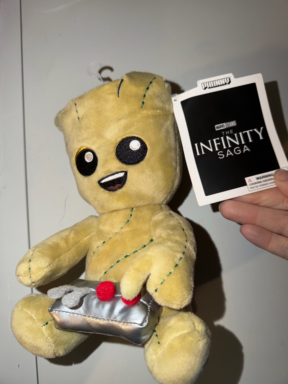 Marvel Kidrobot Gamer Groot Phunny Plush 8” Infinity Saga With Tags